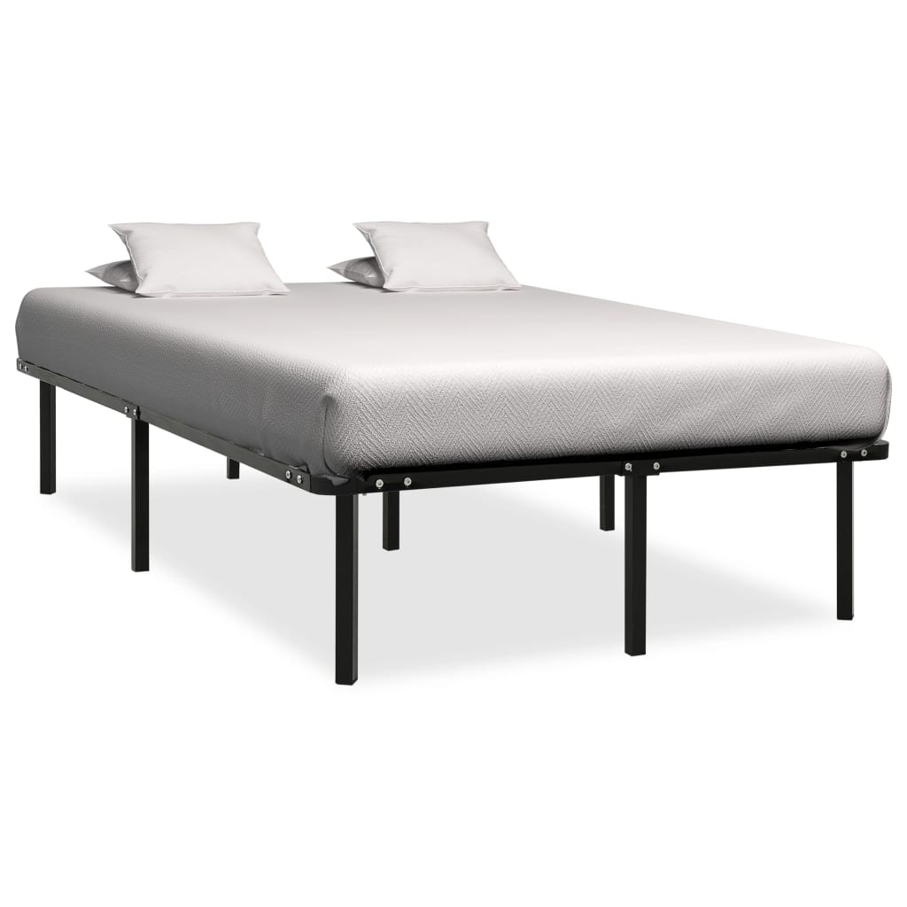 Okvir za krevet crni metalni 200 x 200 cm