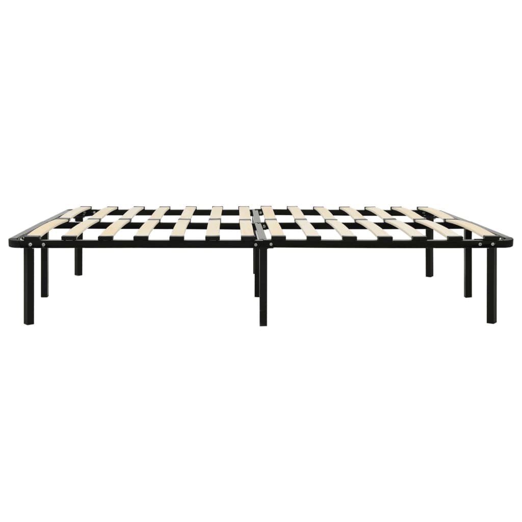 Okvir za krevet crni metalni 200 x 200 cm