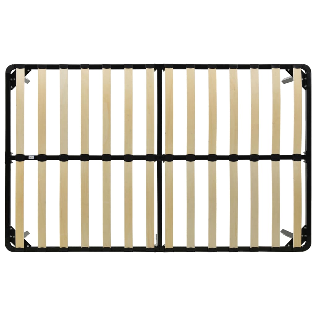 Okvir za krevet crni metalni 200 x 200 cm