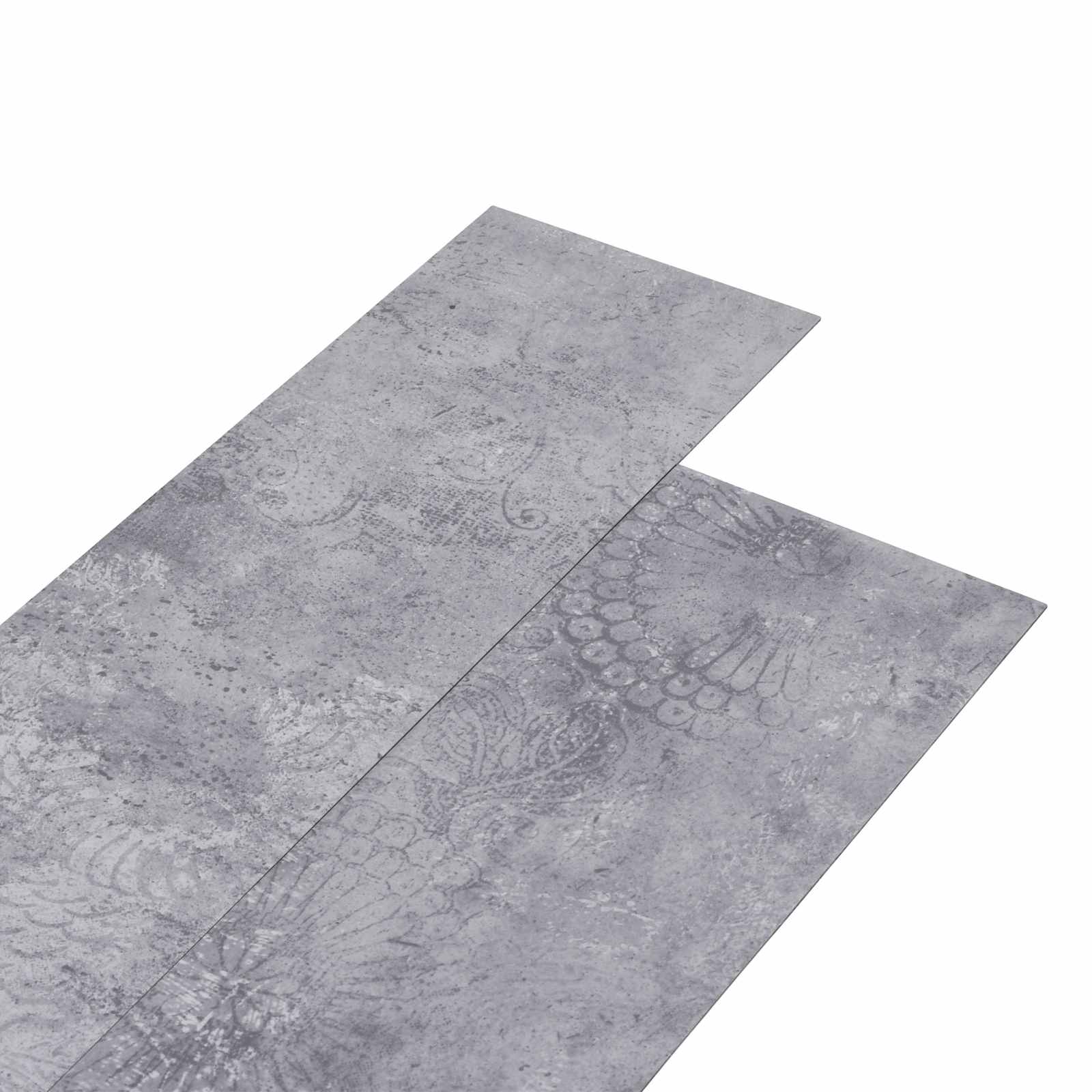 Podne daske 36 pcs Cement sivi 5,02 m² PVC