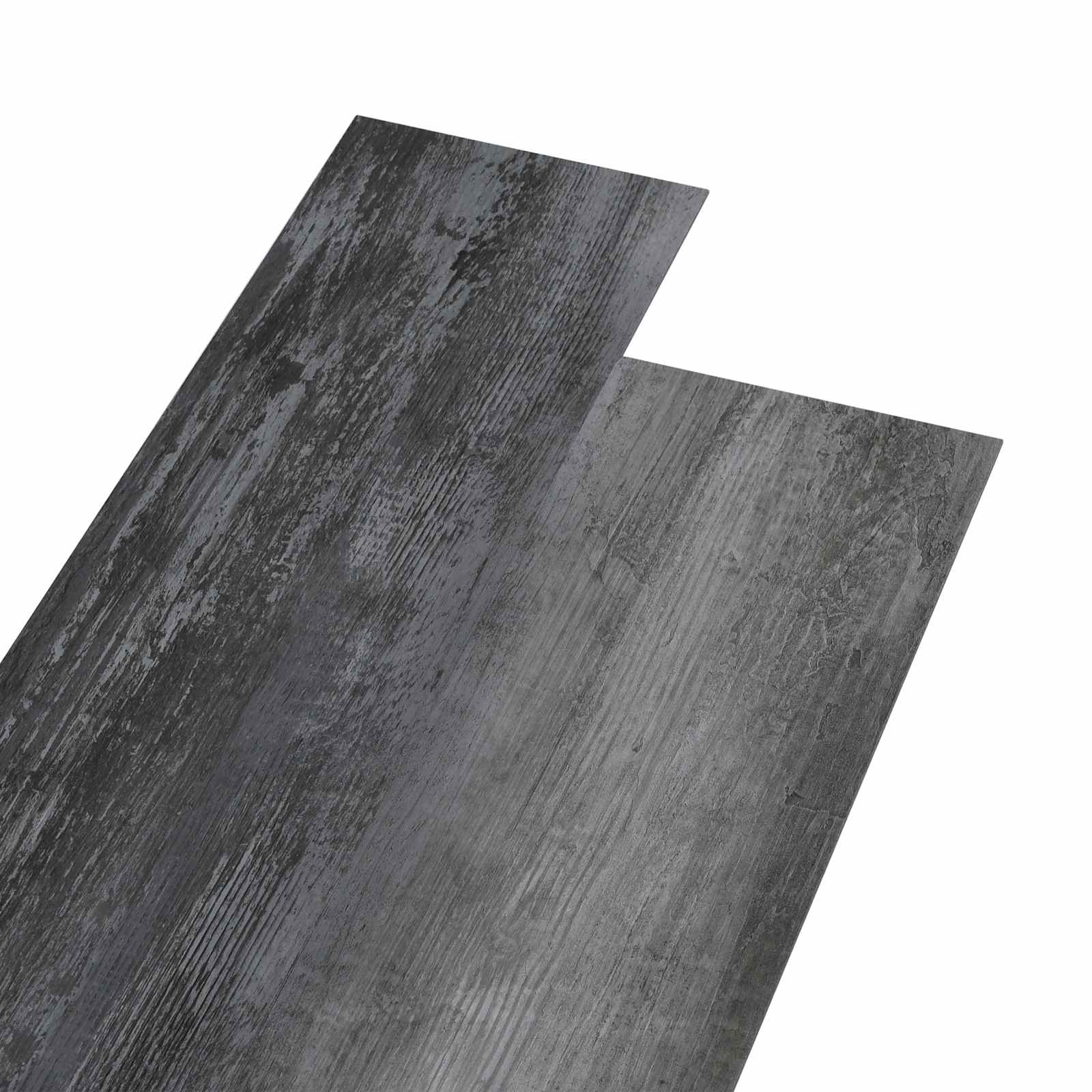 Podne daske 36 pcs Sjajna siva 5,02 m² PVC
