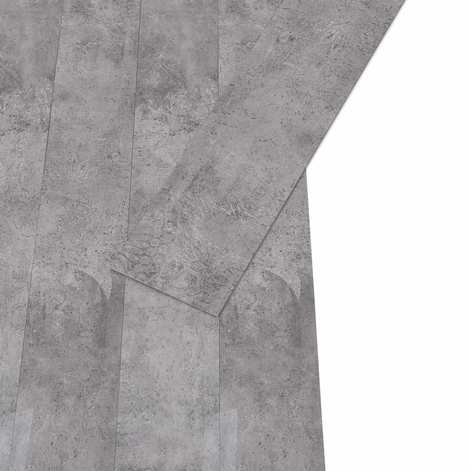 Samoljepljiva podna daska 32 pcs Cement smeđi 4,46 m² PVC