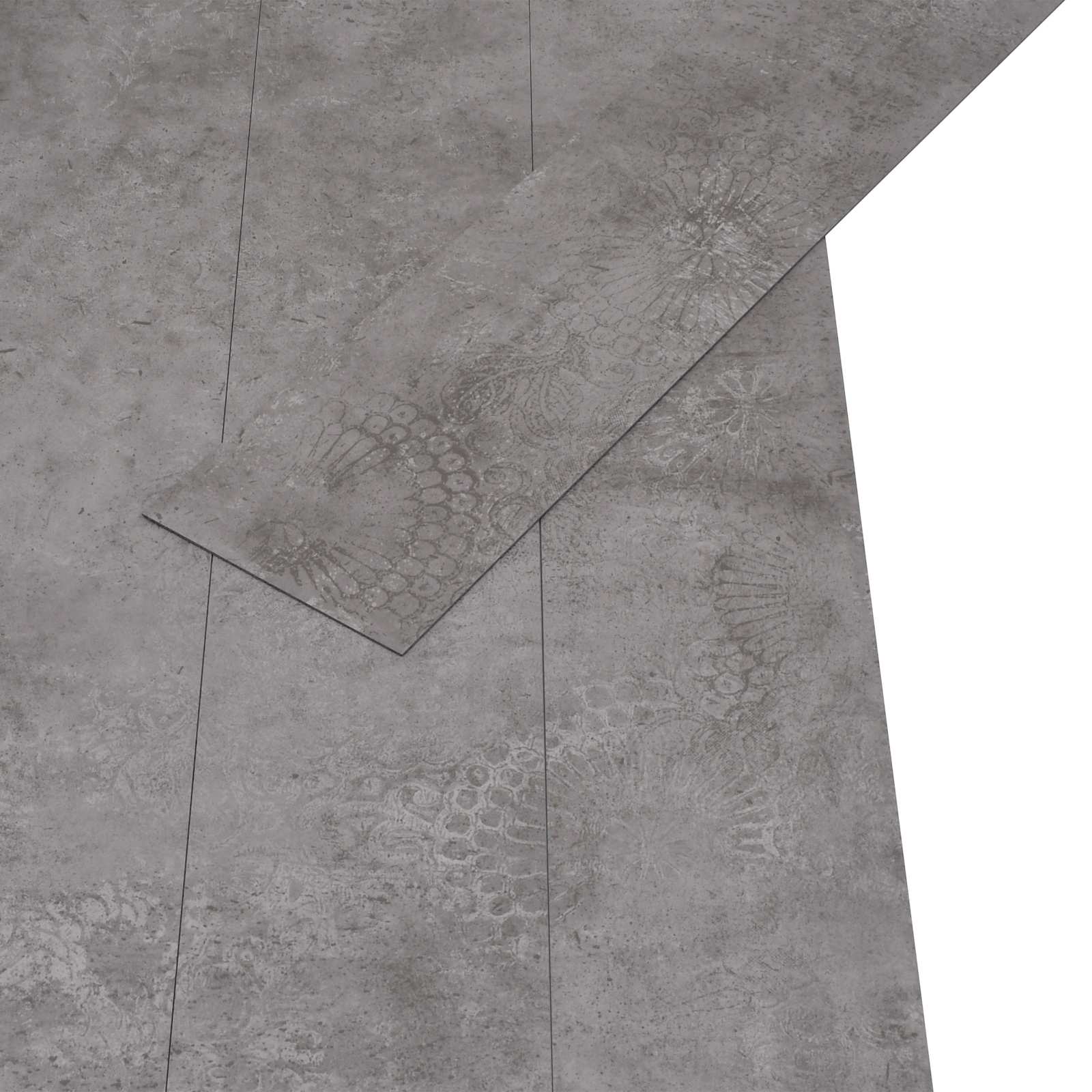 Podne daske 36 pcs Betonsko Siva 5,02 m² PVC