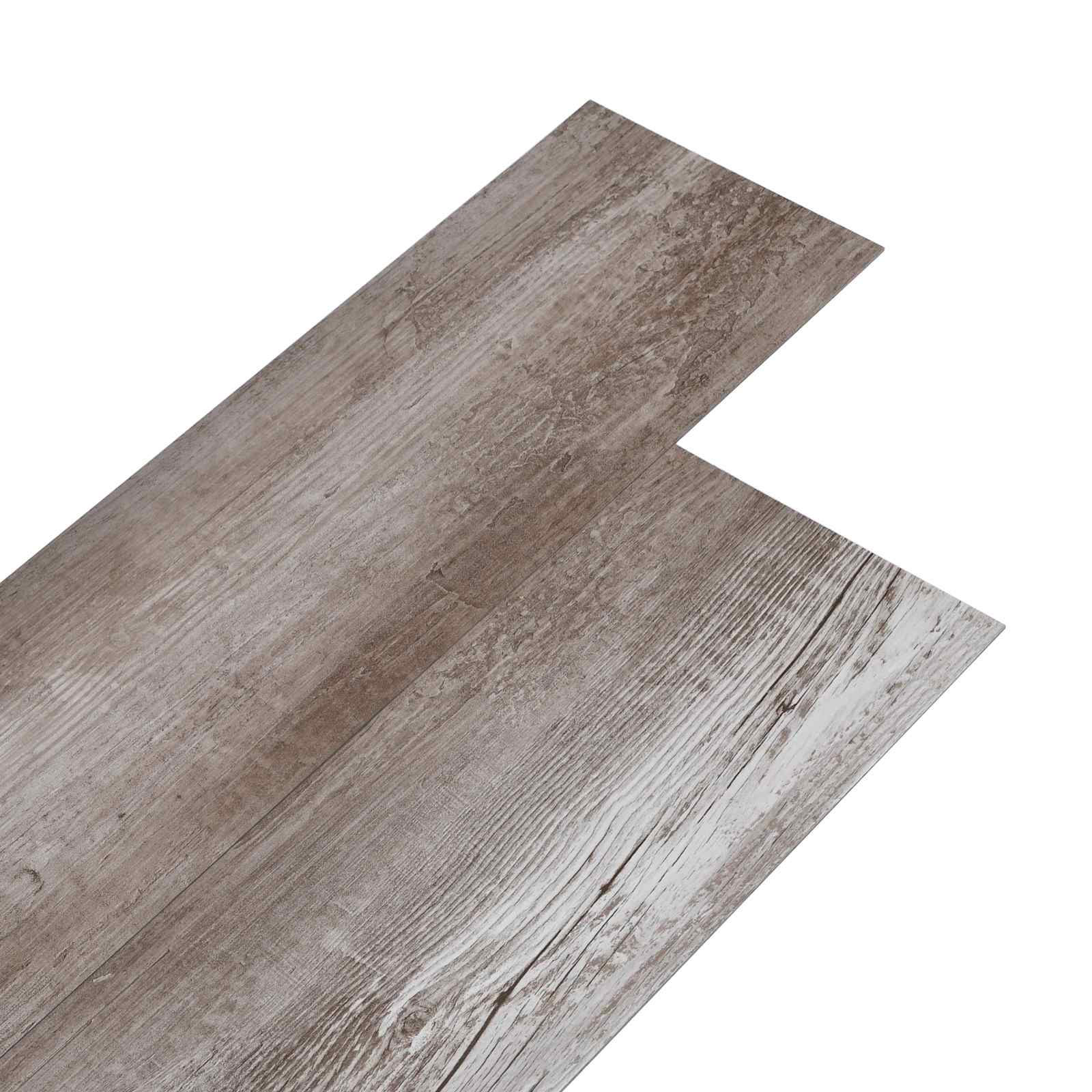Podne daske 5,02 m² 36 pcs PVC Mat drvo smeđe