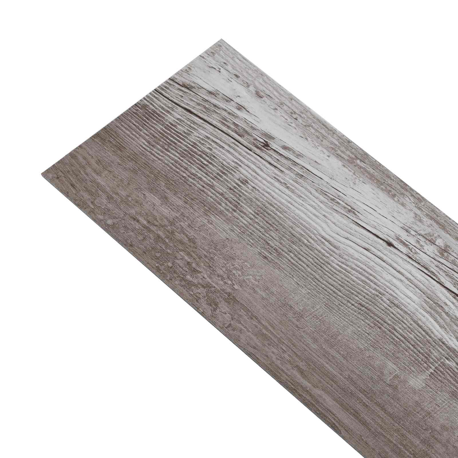 Podne daske 5,02 m² 36 pcs PVC Mat drvo smeđe