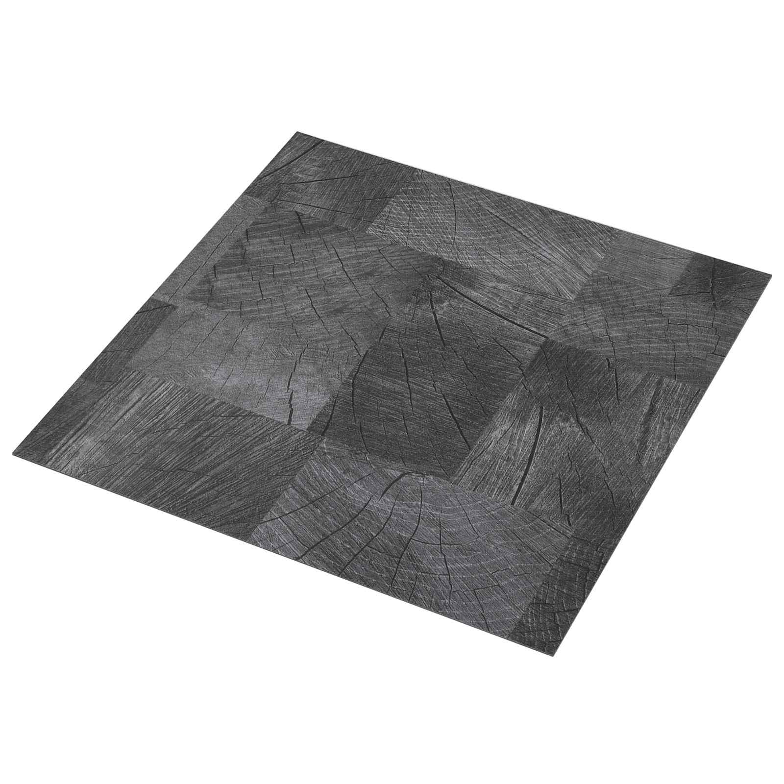 Podne daske 5,11 m² 55 pcs PVC Drvena struktura siva