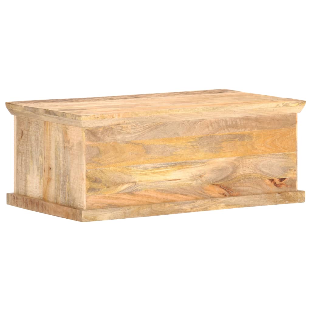 Stolić za kavu 90x50x35 cm masivno drvo manga i prirodna trska