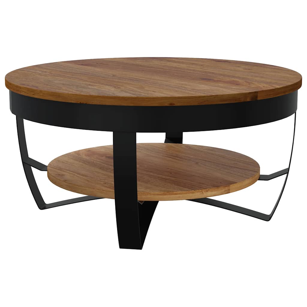 Stolić za kavu 65 x 65 x 32 cm od masivnog bagremovog drva