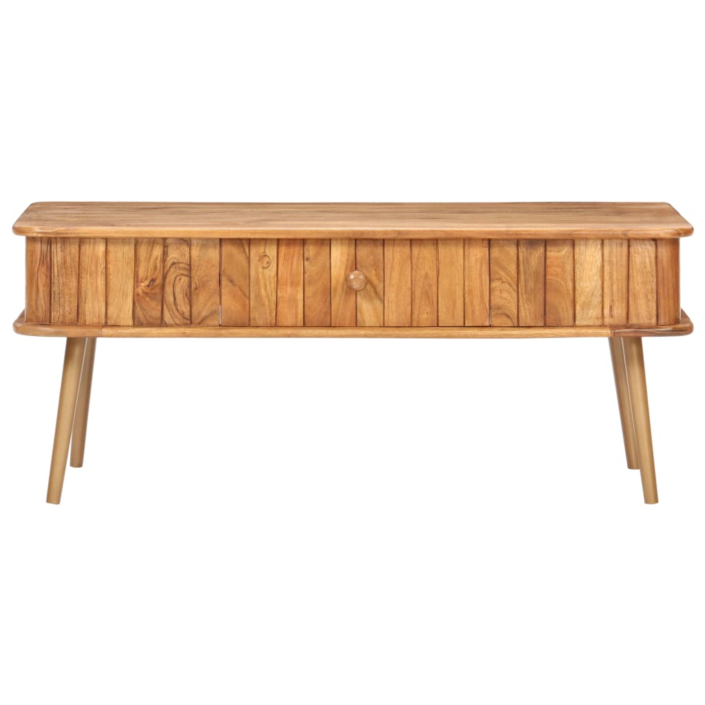 Stolić za kavu 100 x 50 x 40 cm od masivnog drva bagrema