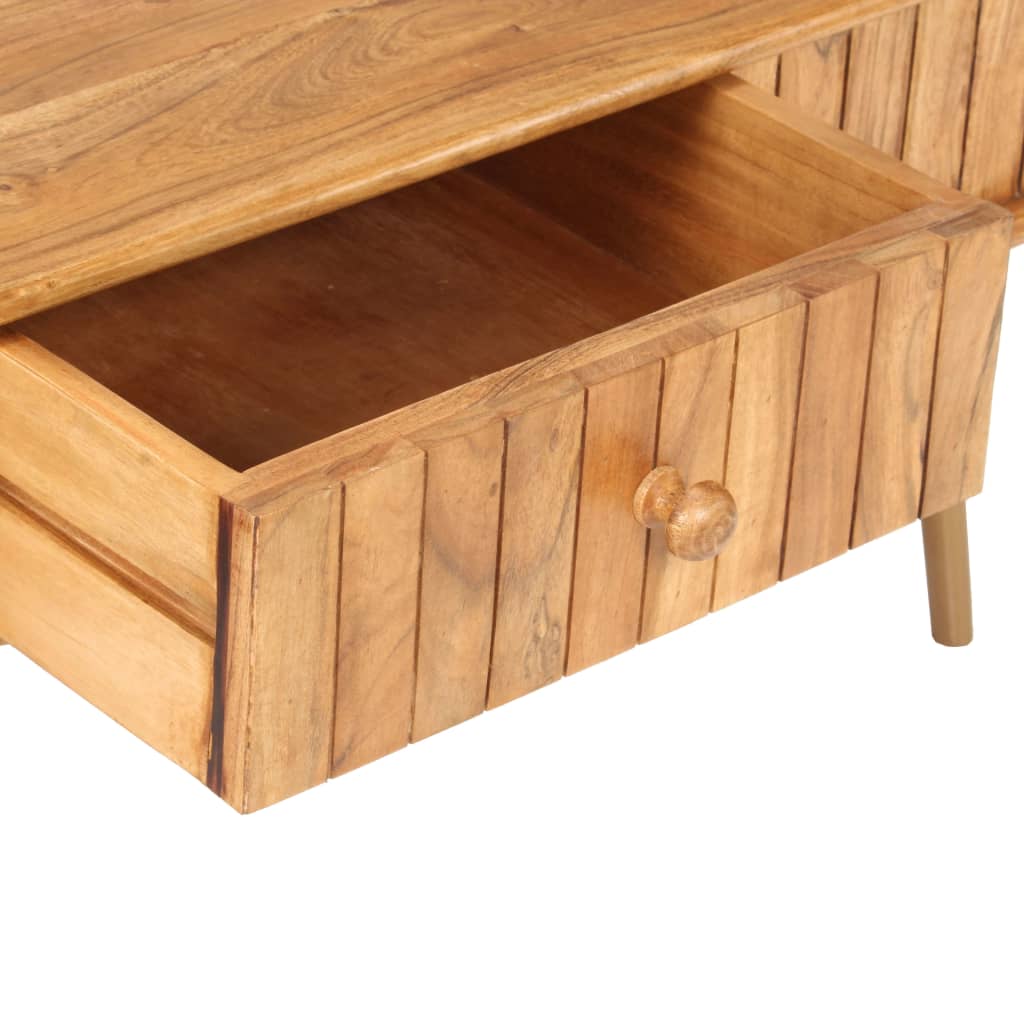 Stolić za kavu 100 x 50 x 40 cm od masivnog drva bagrema