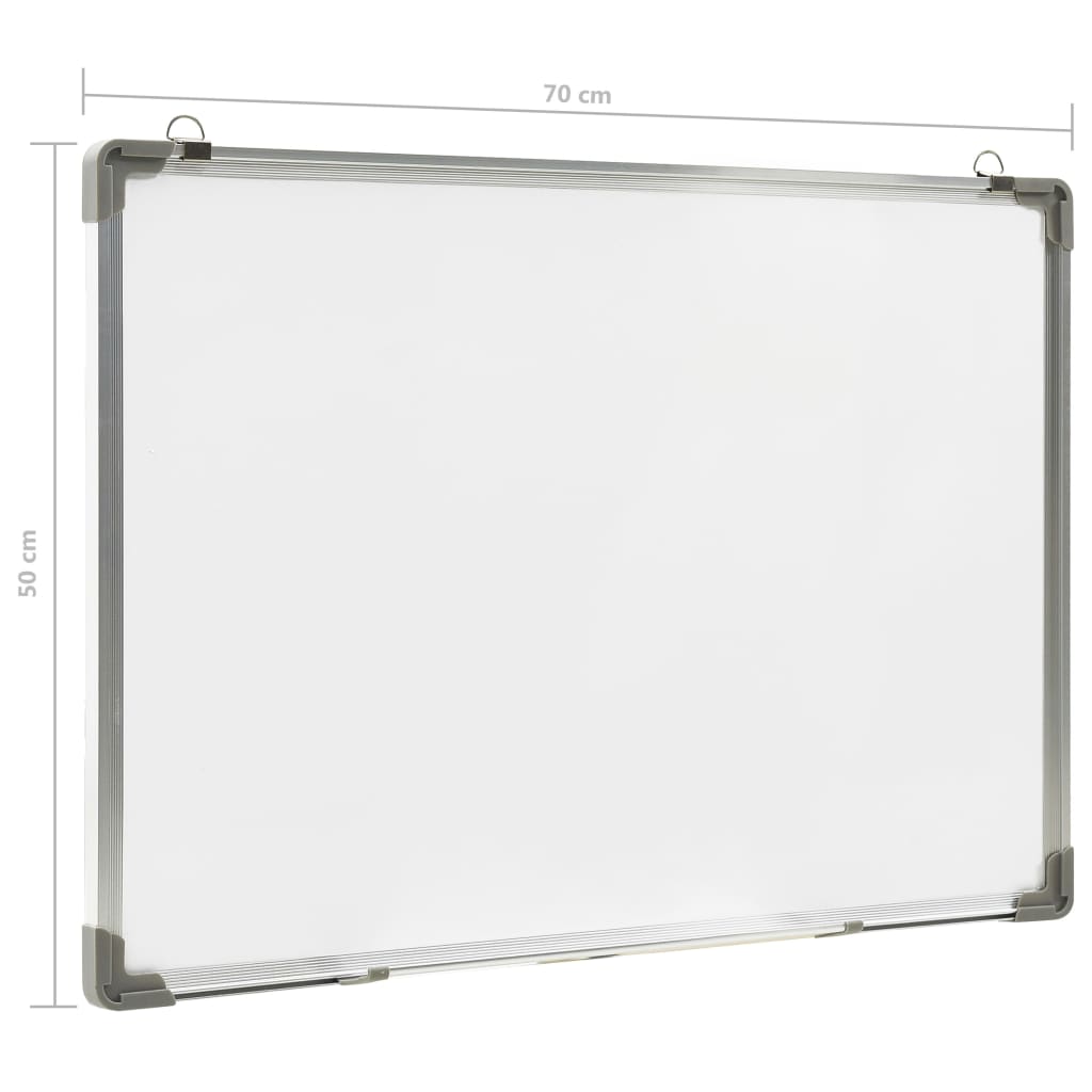 Magnetna ploča sa suhim brisanjem bijela 70 x 50 cm čelična