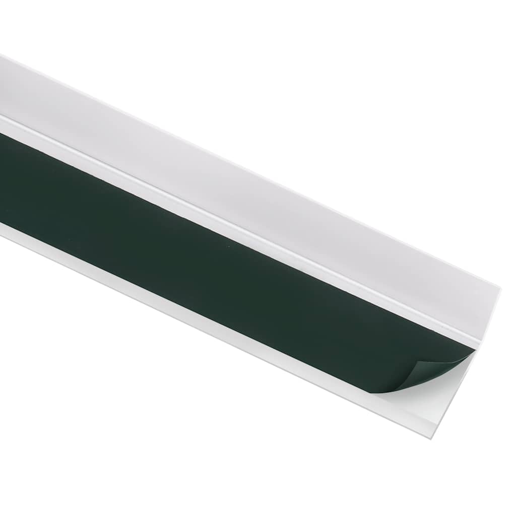 Rubnjaci za stepenice L-oblika 5 kom aluminijski 100 cm srebrni