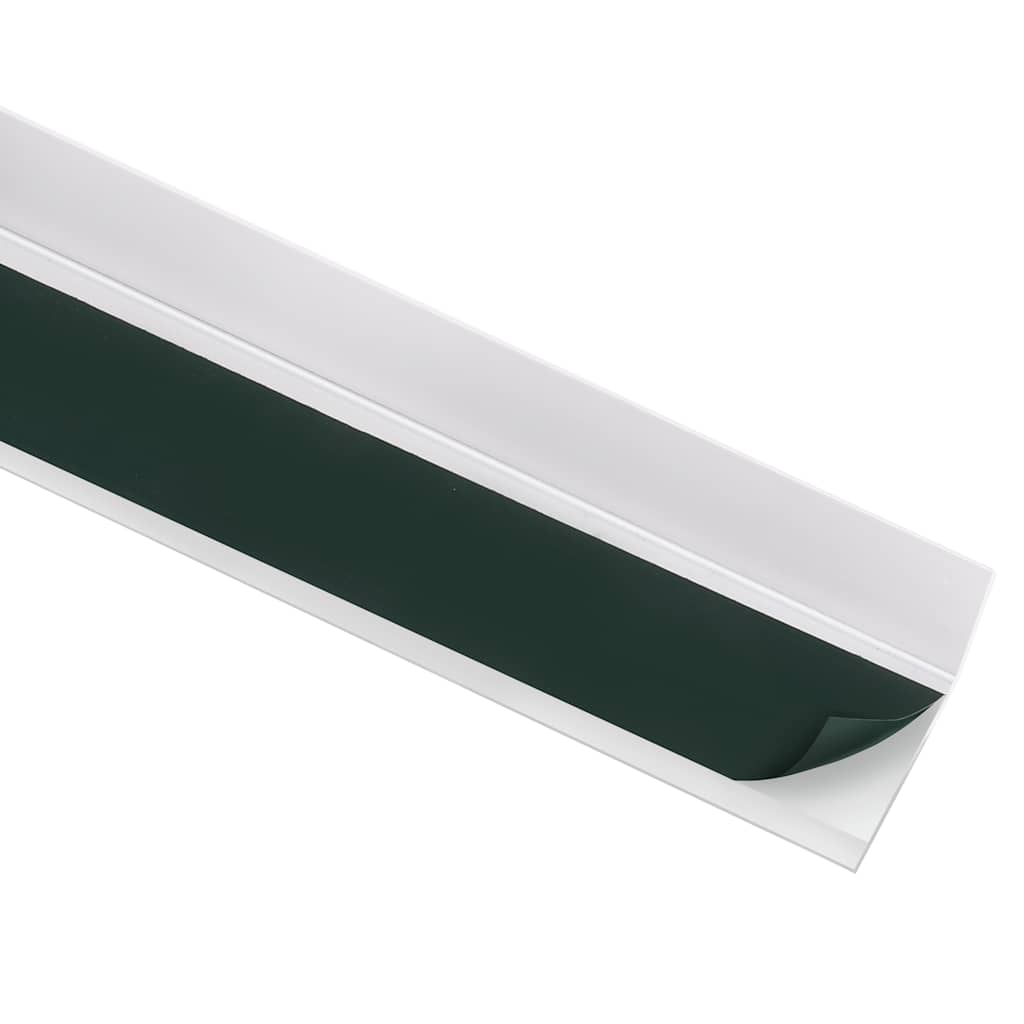 Rubnjaci za stepenice L-oblika 5 kom aluminijski 100 cm srebrni