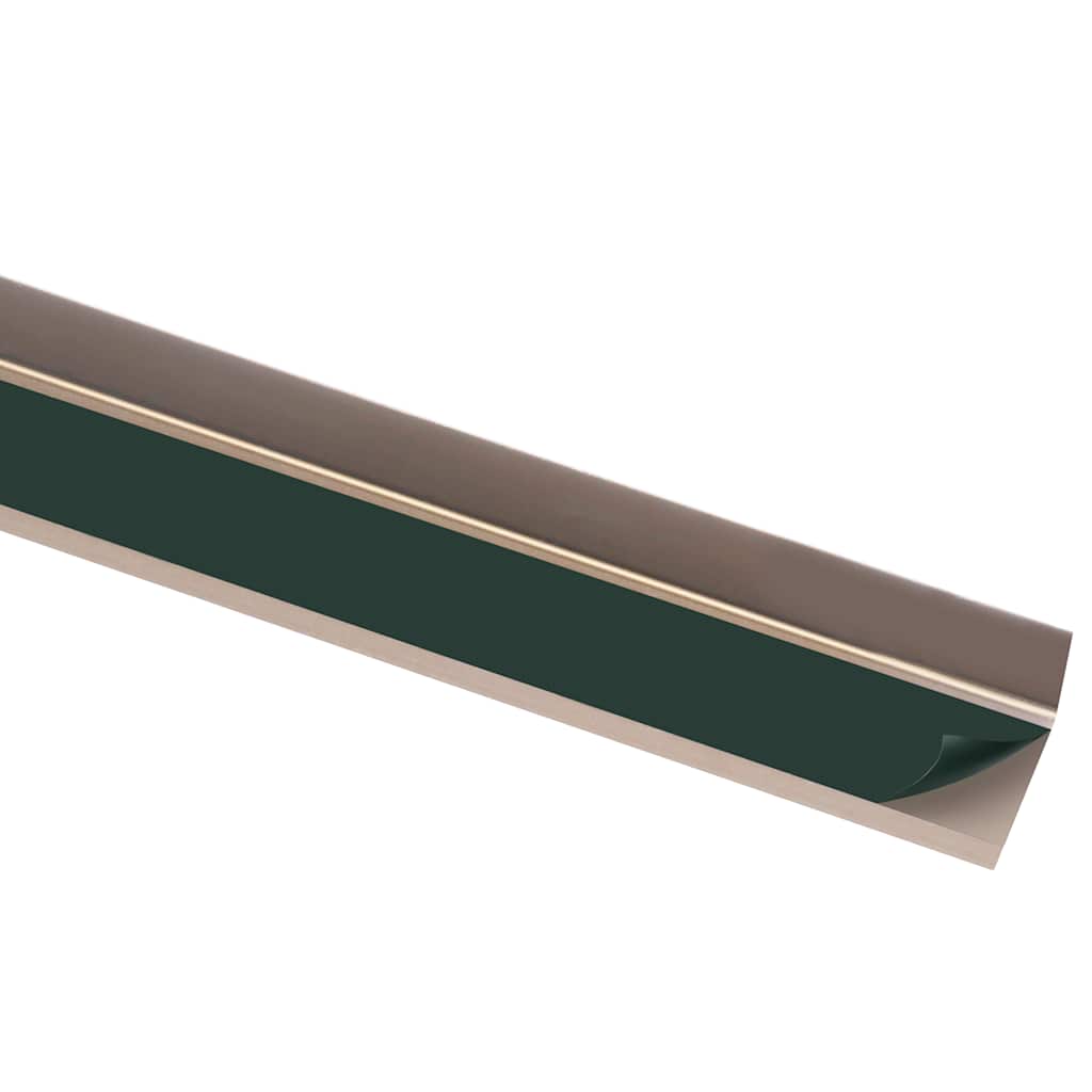 Rubnjaci za stepenice L-oblika 5 kom aluminijski 100 cm smeđi