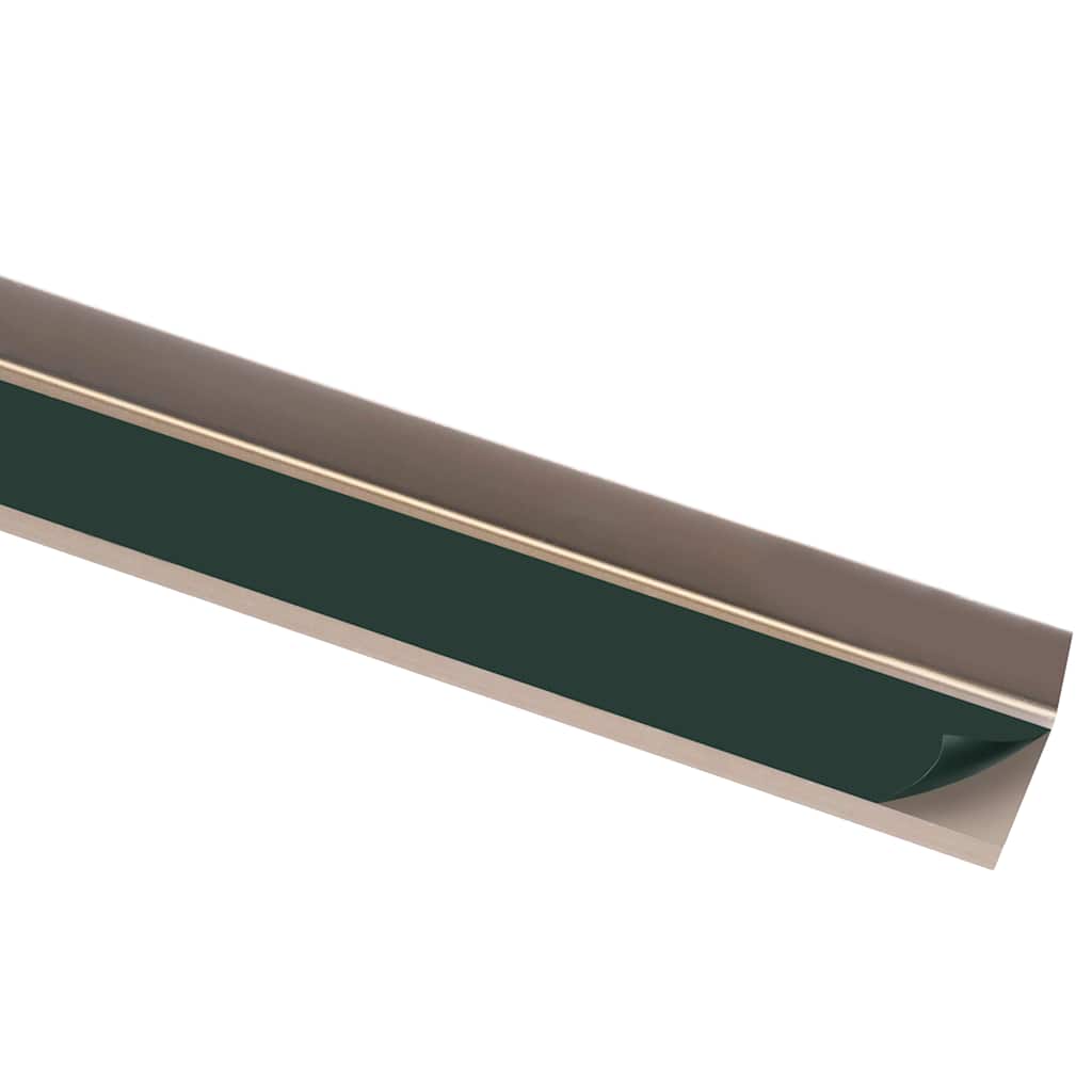 Rubnjaci za stepenice L-oblika 5 kom aluminijski 100 cm smeđi