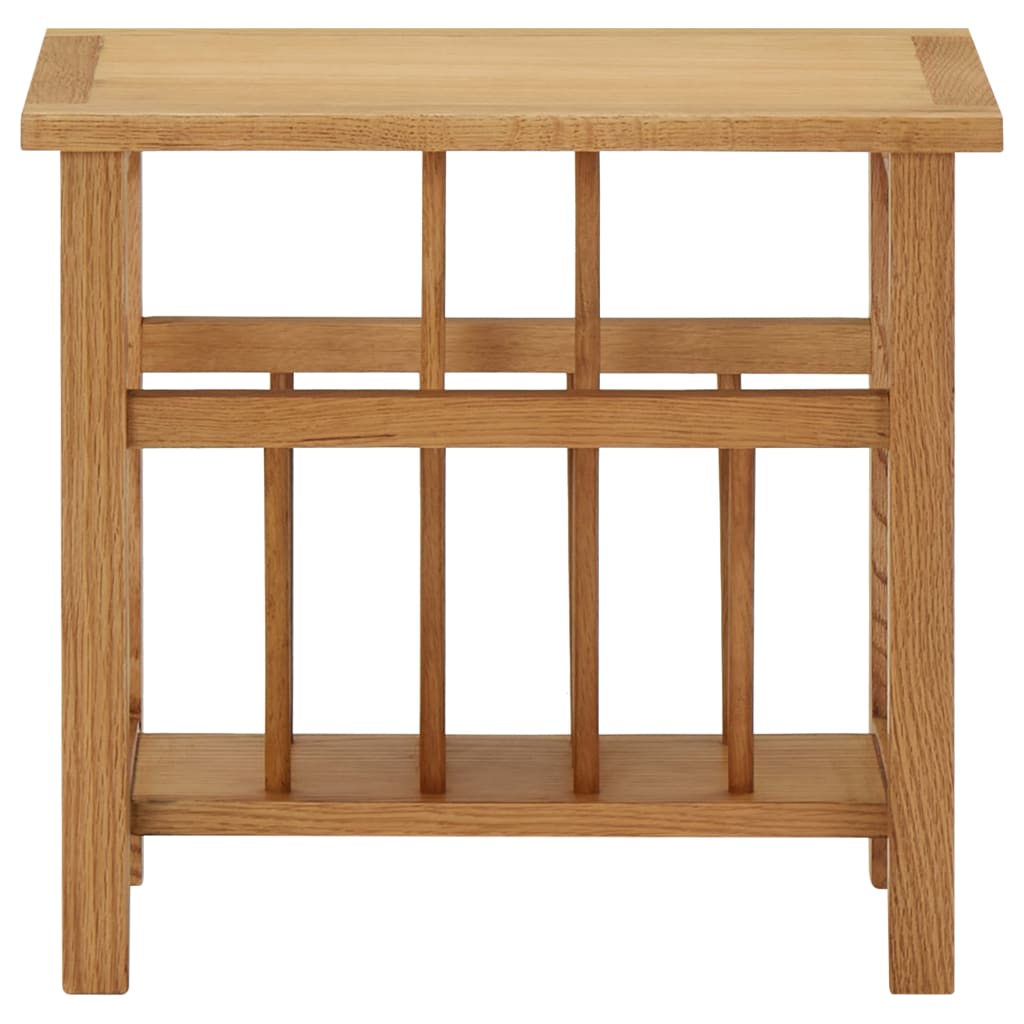 Stolić za časopise 45 x 27 x 42 cm od masivne hrastovine