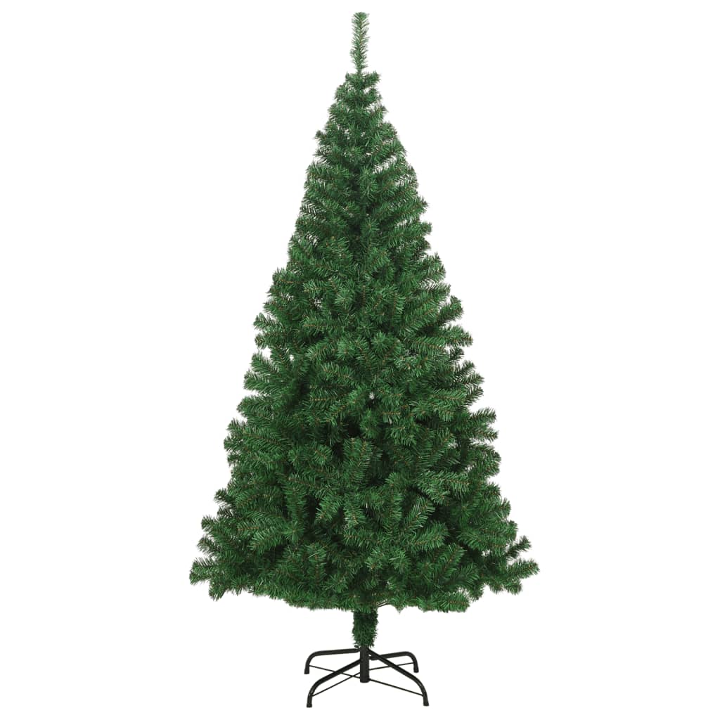 Umjetno božićno drvce s gustim granama zeleno 180 cm PVC