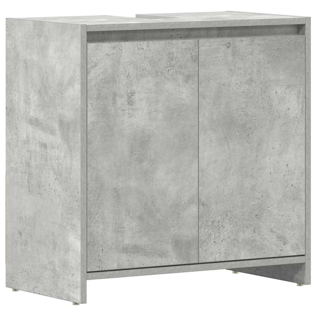 Kupaonski ormarić boja betona 60x33x61 cm od konstruiranog drva