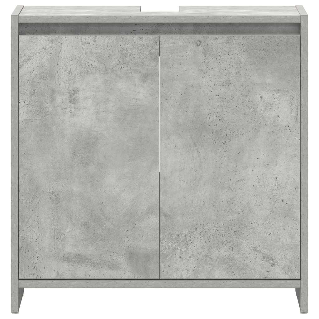 Kupaonski ormarić boja betona 60x33x61 cm od konstruiranog drva