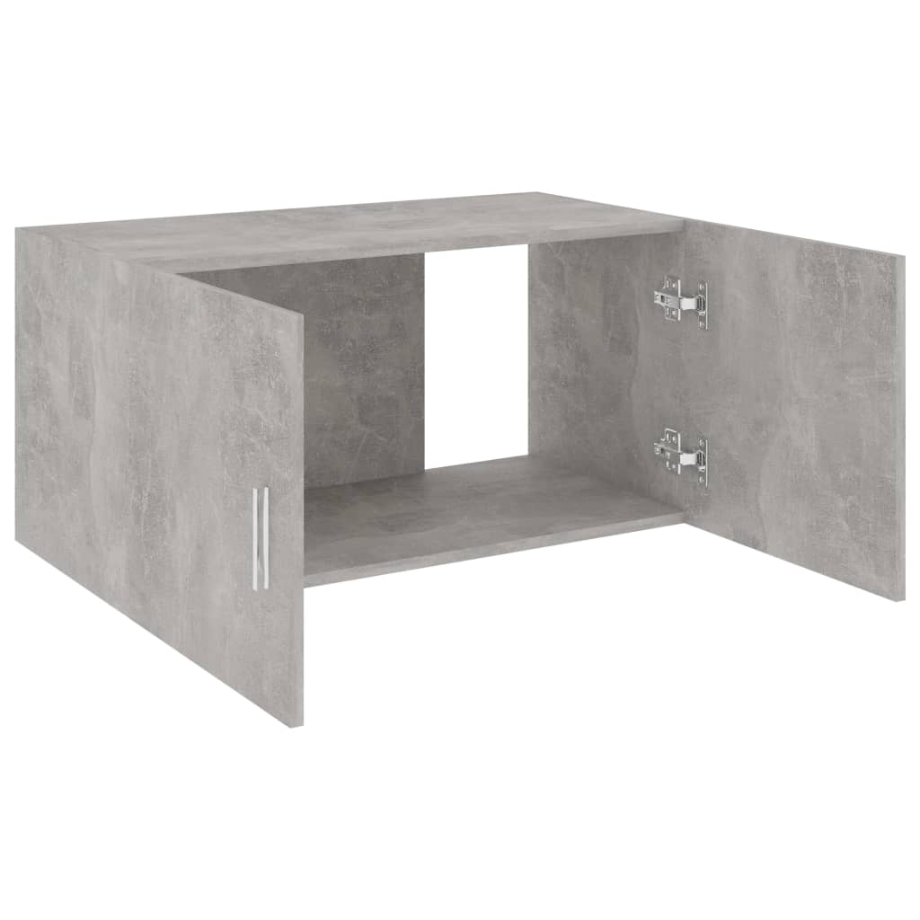 Zidni ormarić siva boja betona 80x39x40 cm konstruirano drvo