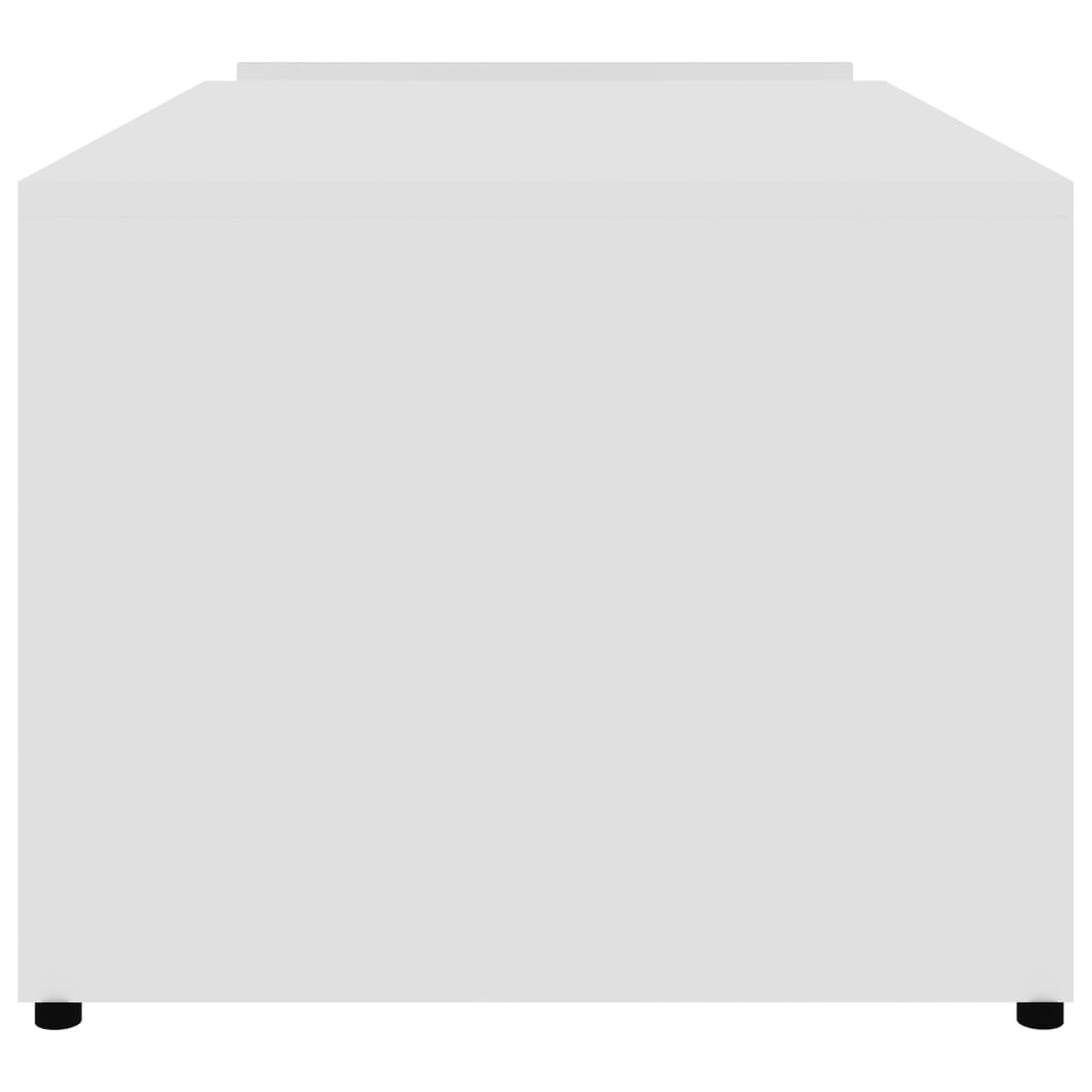 Stolić za kavu bijeli 90 x 45 x 35 cm konstruirano drvo