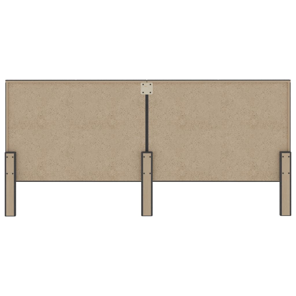 Krevet od tkanine s oprugama tamnosivi 200 x 200 cm