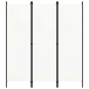 Sobna pregrada s 3 panela bijela 150 x 180 cm