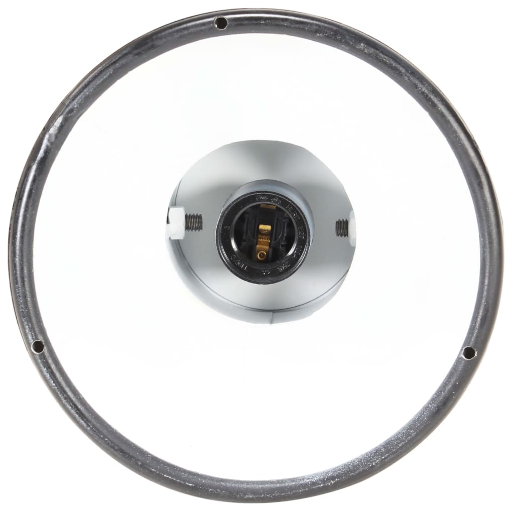 Industrijska viseća svjetiljka 25 W crna okrugla 19 cm E27