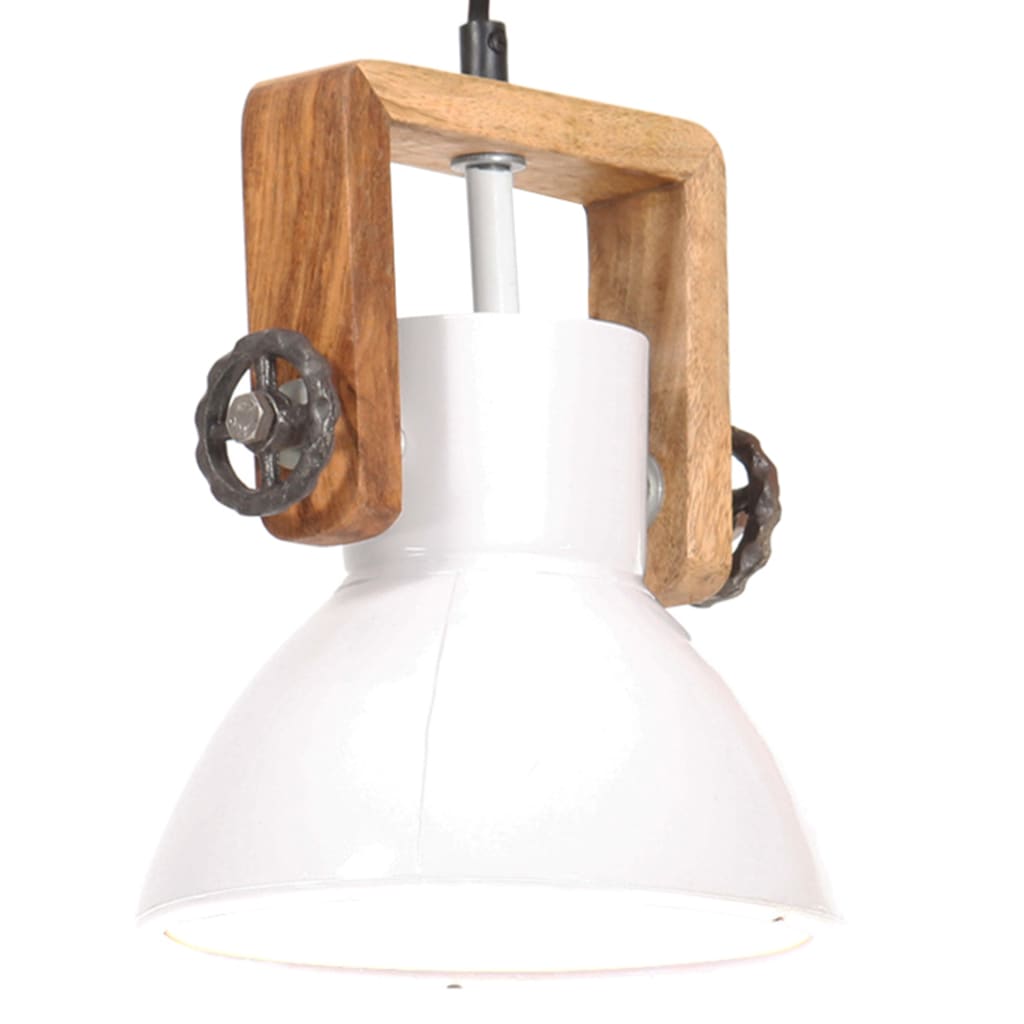 Industrijska viseća svjetiljka 25 W bijela okrugla 19 cm E27
