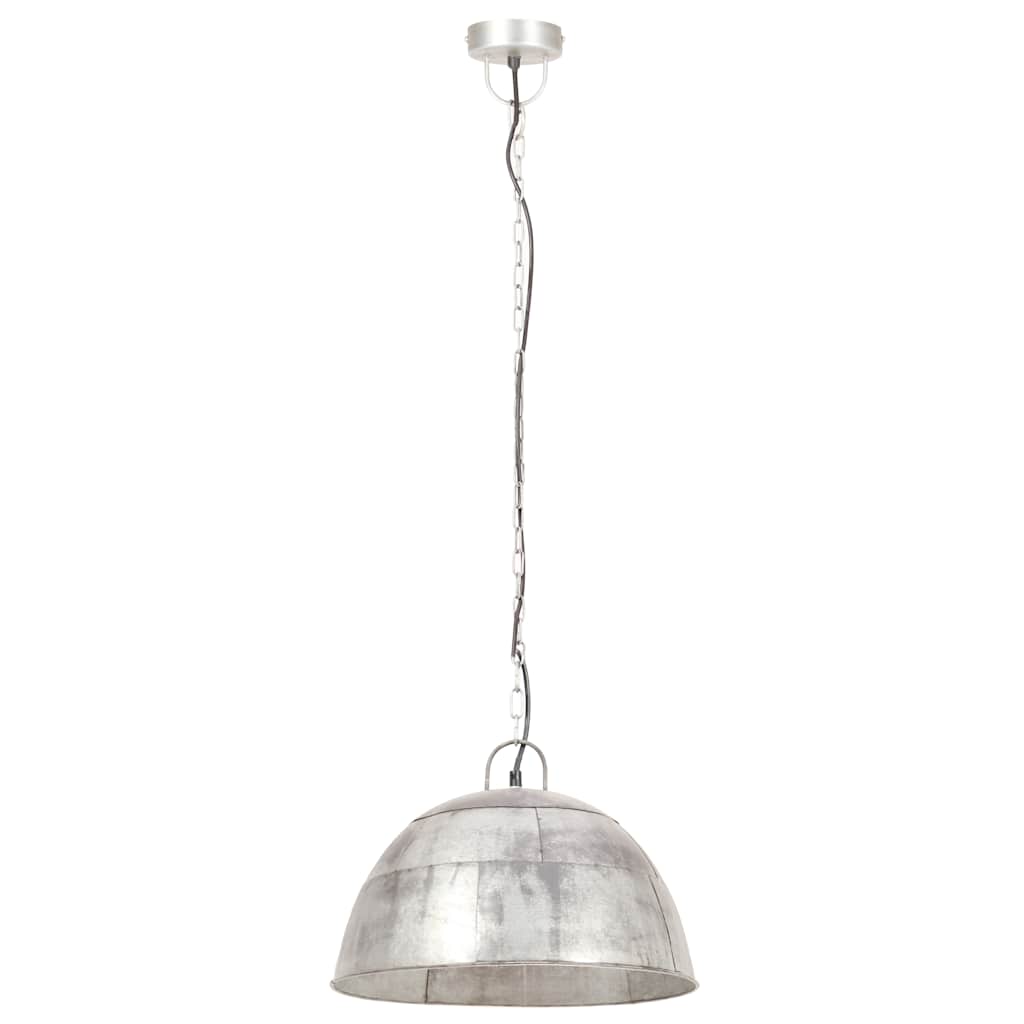 Industrijska viseća svjetiljka 25 W srebrna okrugla 41 cm E27