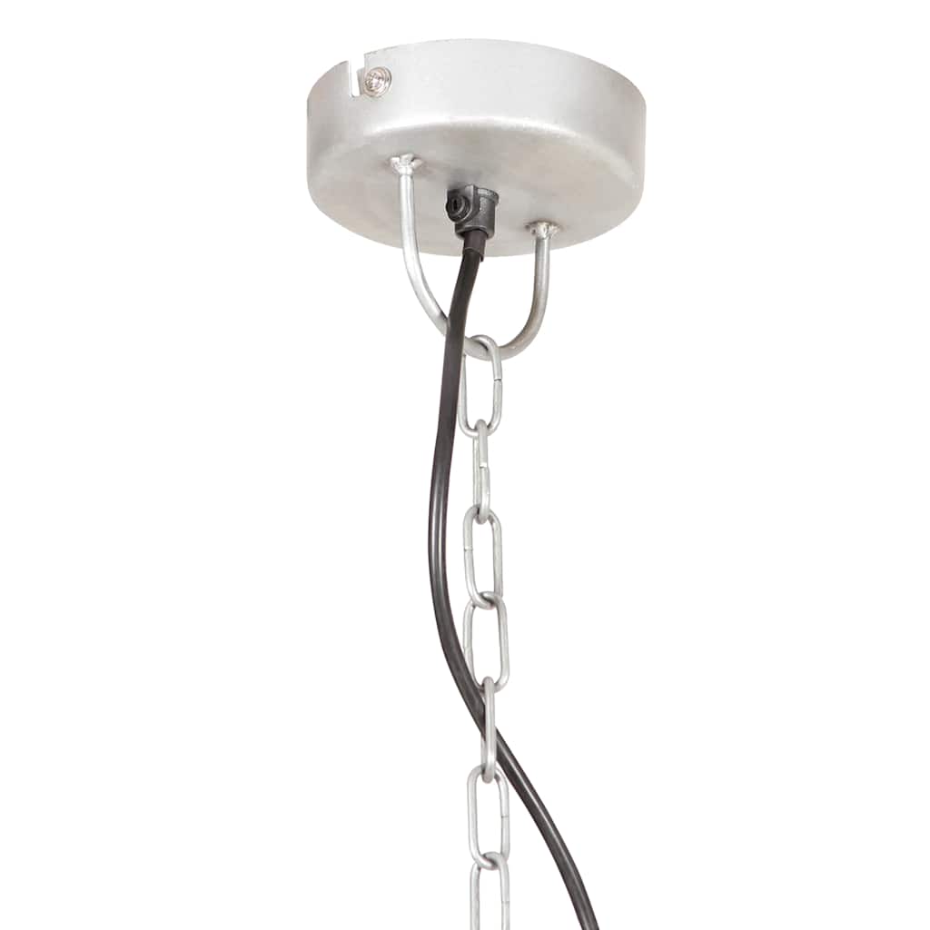 Industrijska viseća svjetiljka 25 W srebrna okrugla 41 cm E27