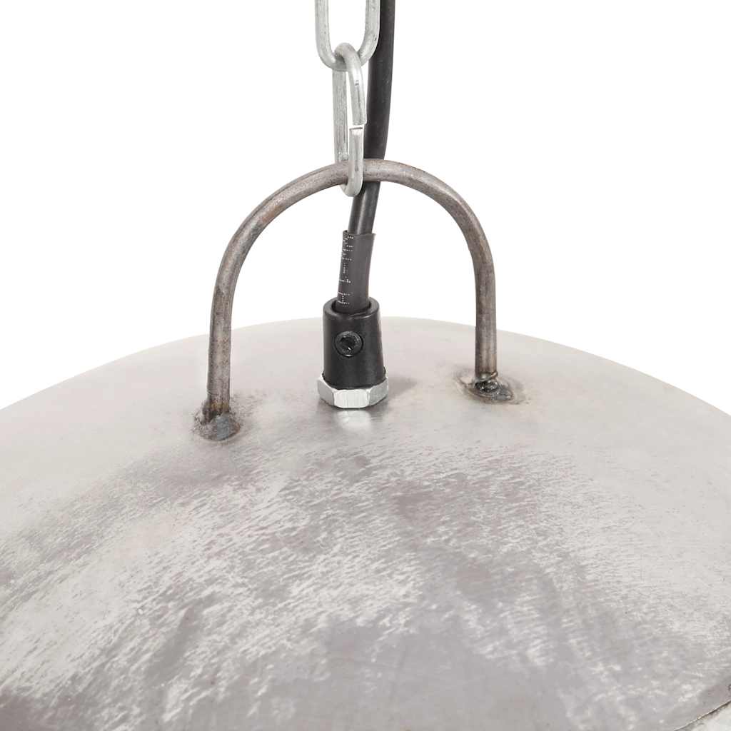 Industrijska viseća svjetiljka 25 W srebrna okrugla 41 cm E27