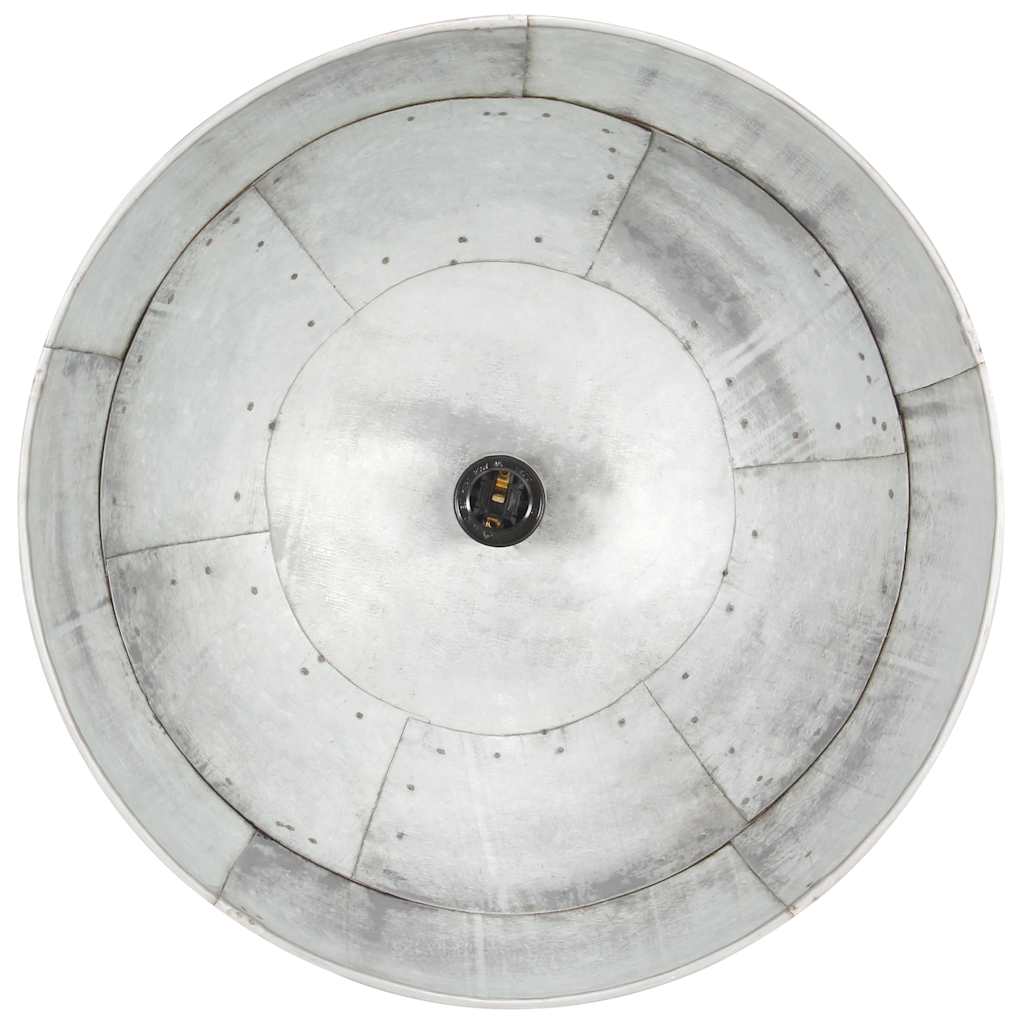 Industrijska viseća svjetiljka 25 W srebrna okrugla 41 cm E27