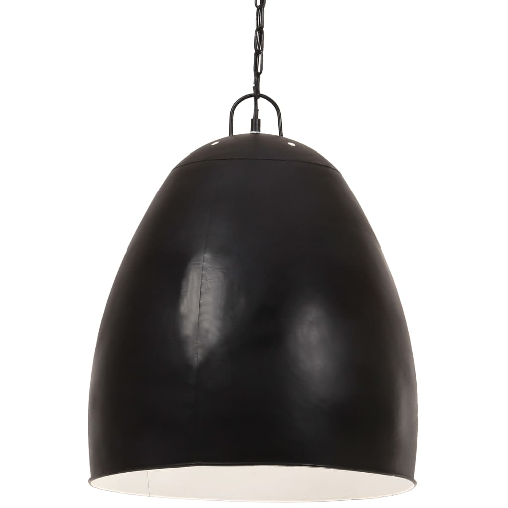 Industrijska viseća svjetiljka 25 W crna okrugla 42 cm E27