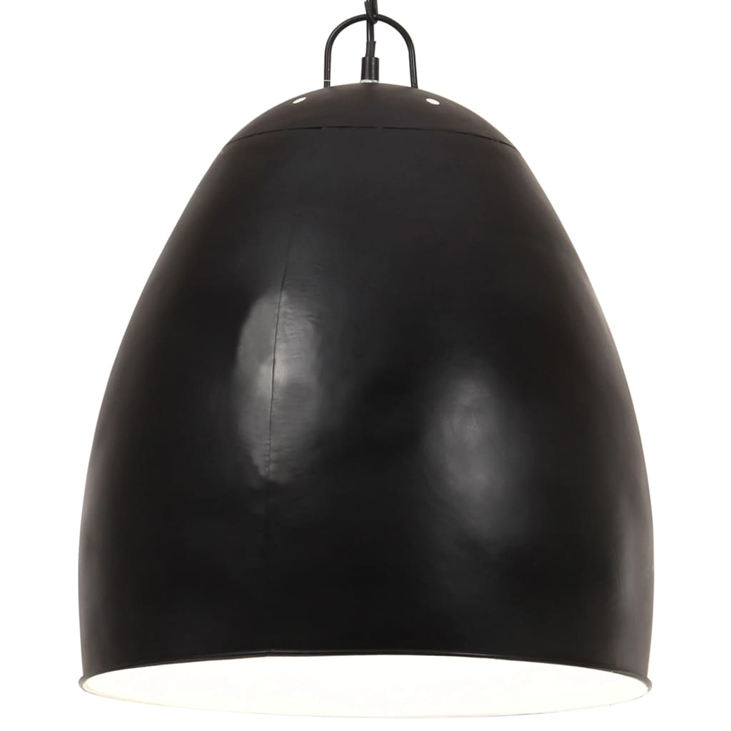 Industrijska viseća svjetiljka 25 W crna okrugla 42 cm E27