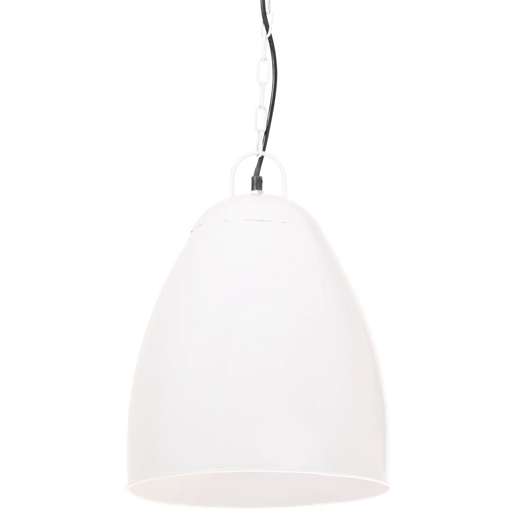 Industrijska viseća svjetiljka 25 W bijela okrugla 32 cm E27