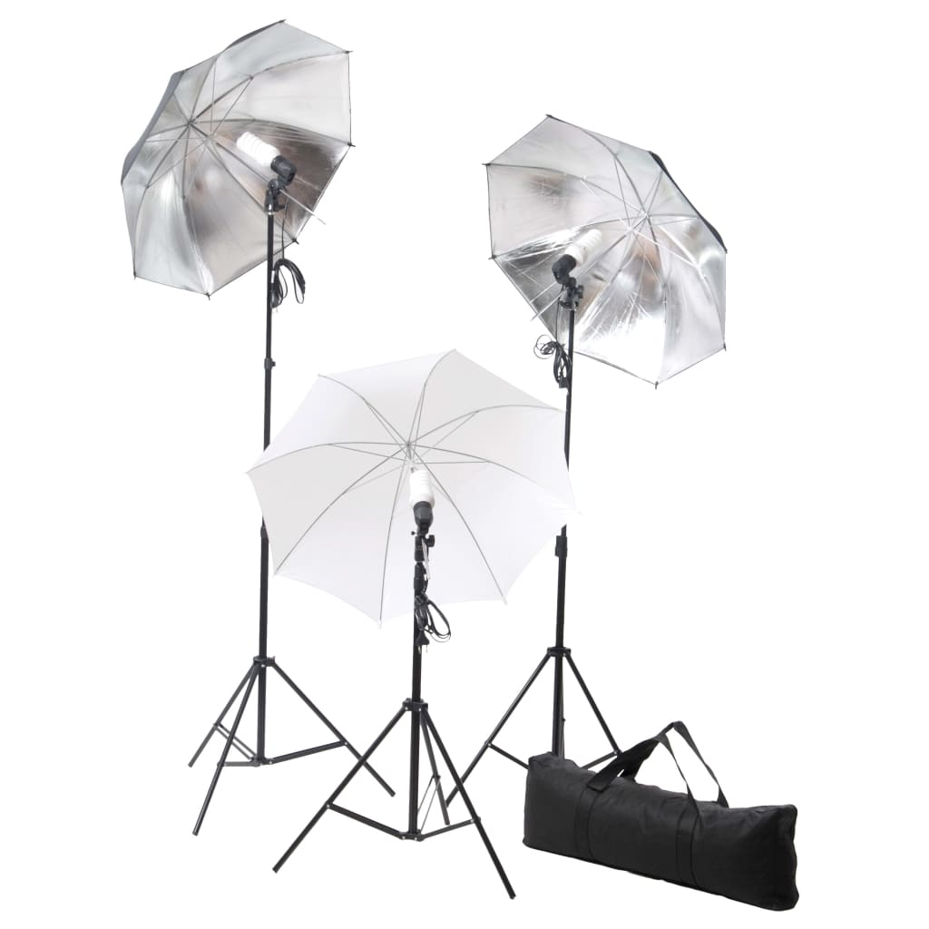 Komplet za fotografski studio sa setom svjetiljki i pozadinom