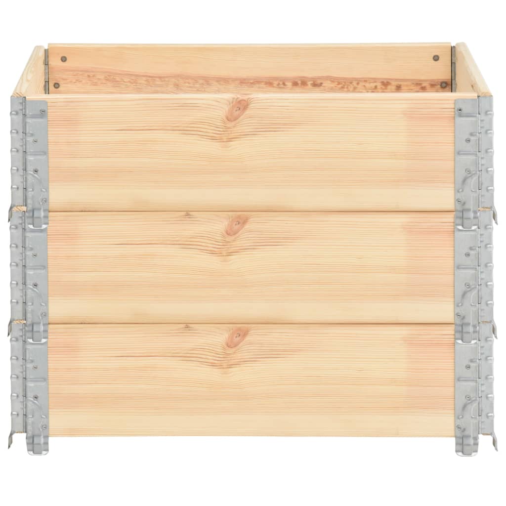 Povišene gredice 3 kom 60 x 80 cm od masivne borovine
