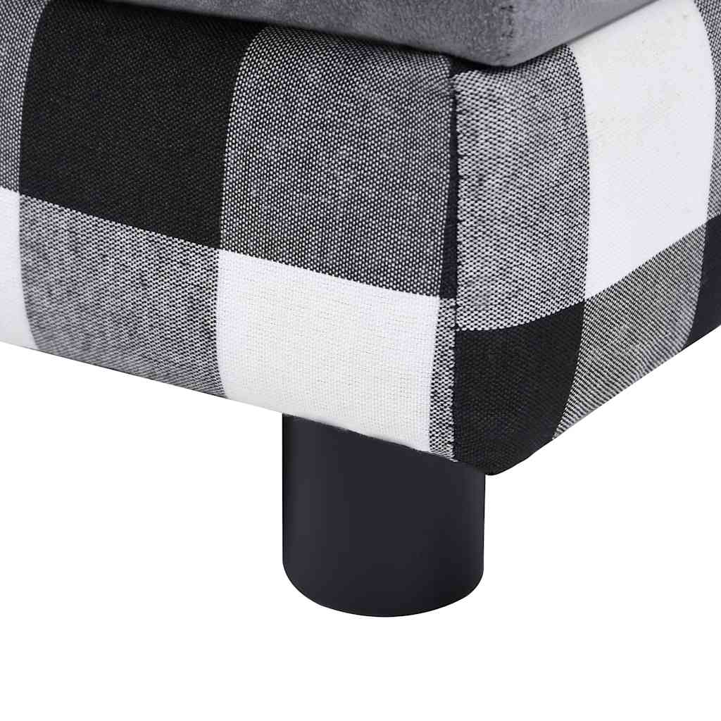 Sofa za pse siva 57 x 34 x 36 cm plišana