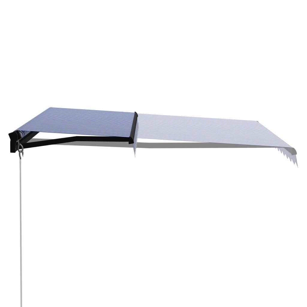 Tenda na ručno uvlačenje 300 x 250 cm plavo-bijela