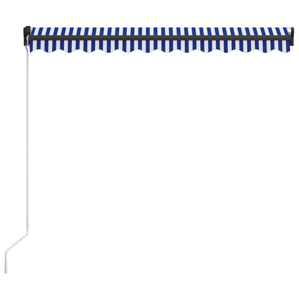 Tenda na ručno uvlačenje 300 x 250 cm plavo-bijela