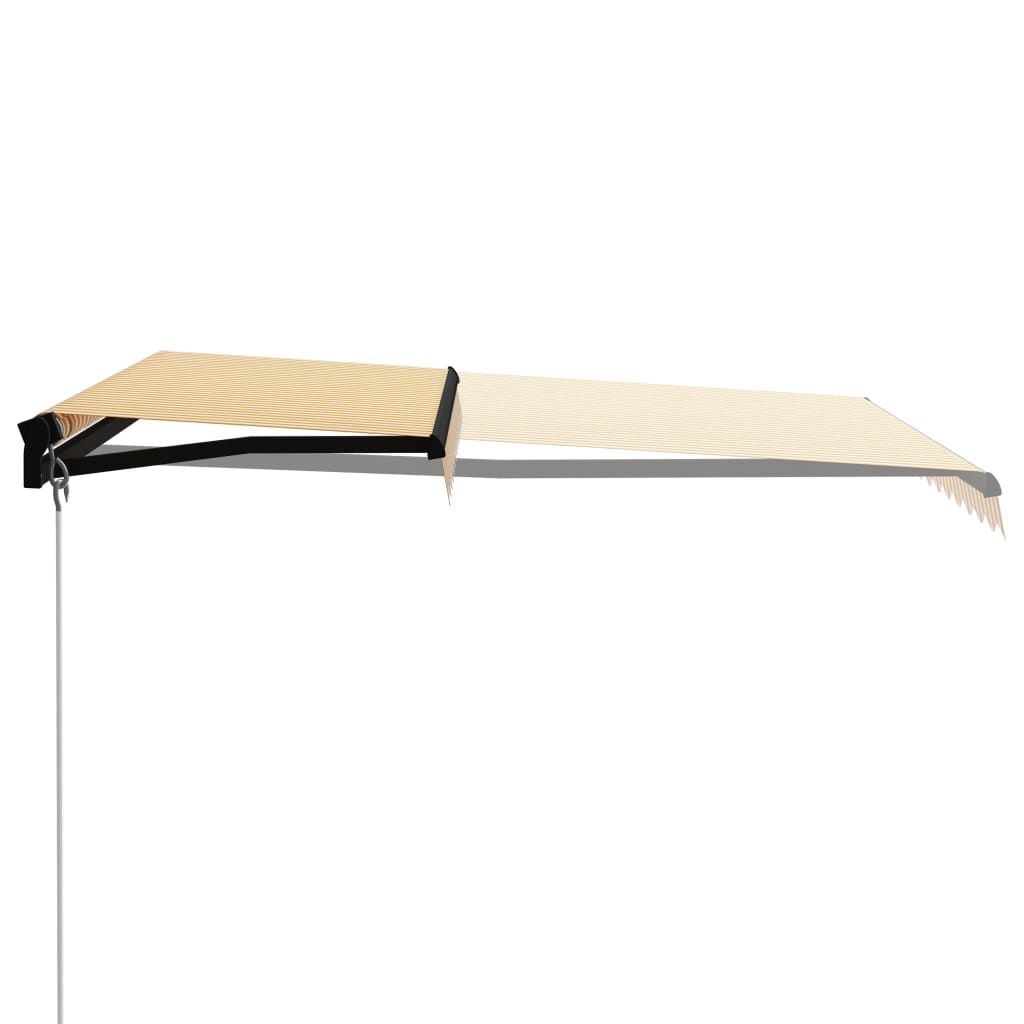 Tenda na ručno uvlačenje 300 x 250 cm žuto-bijela