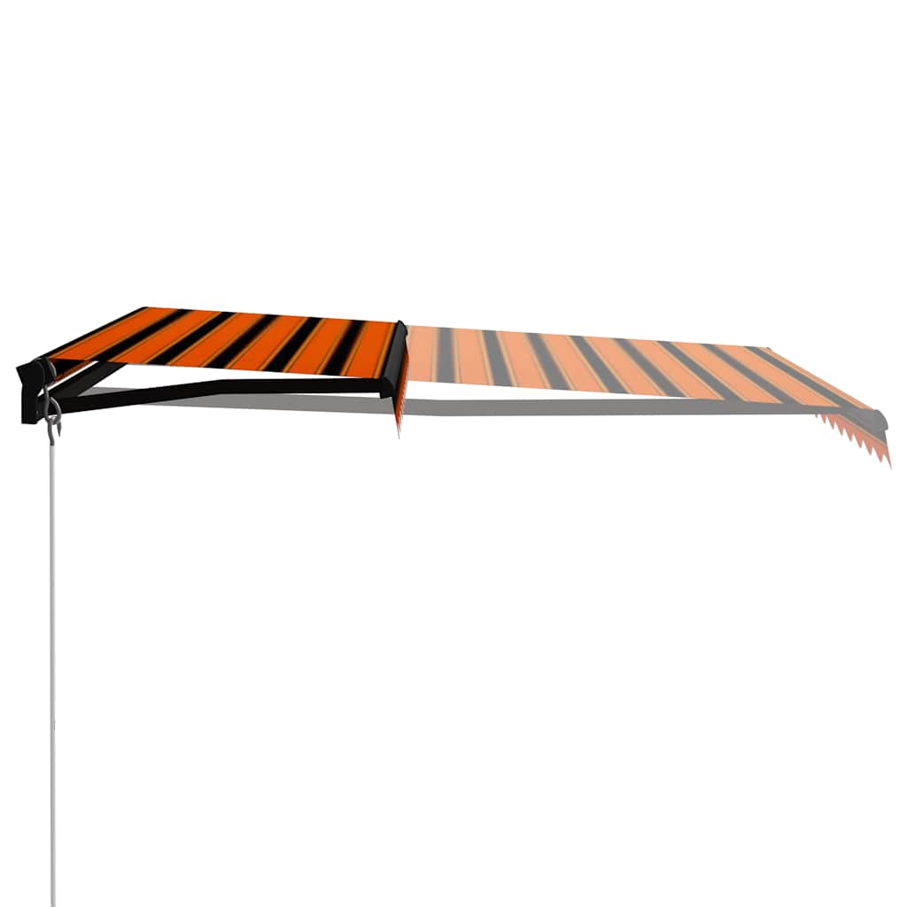 Tenda na ručno uvlačenje 350 x 250 cm narančasto-smeđa