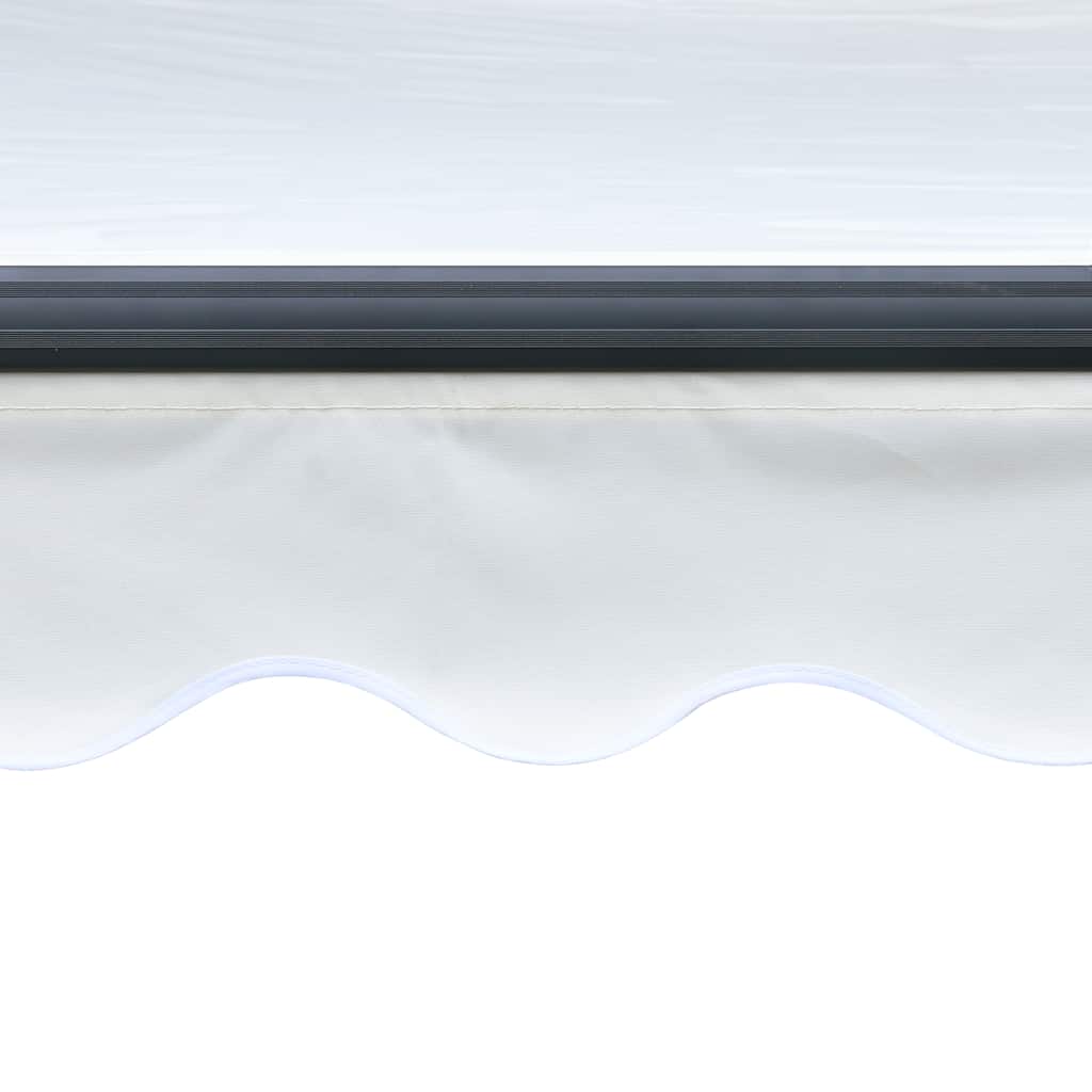 Tenda na ručno uvlačenje s LED svjetlima 300 x 250 cm krem