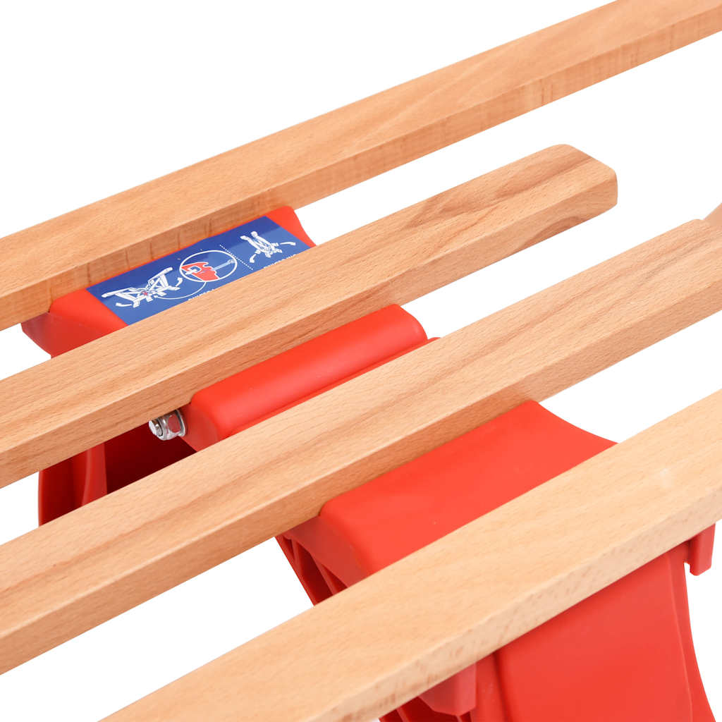 Sklopive sanjke s naslonom 119 cm drvene