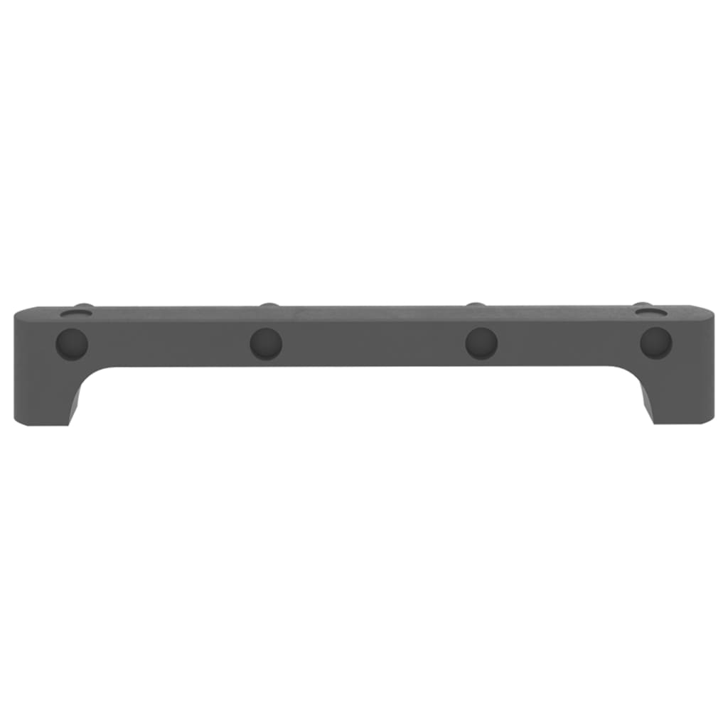 Police za izlaganje s 5 kocki od tkanine 103x30x72,5 cm sive