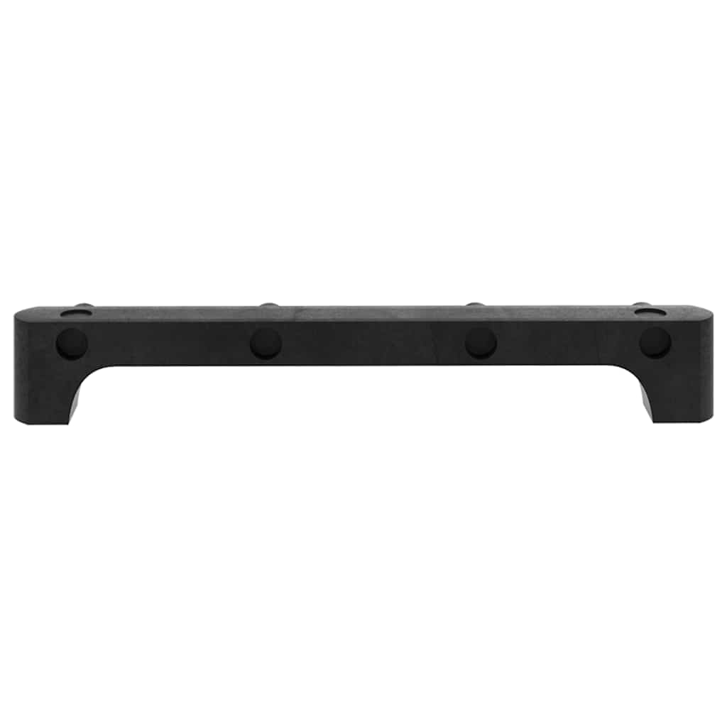 Police za izlaganje s 15 kutija crne 103x30x175,5 cm od tkanine