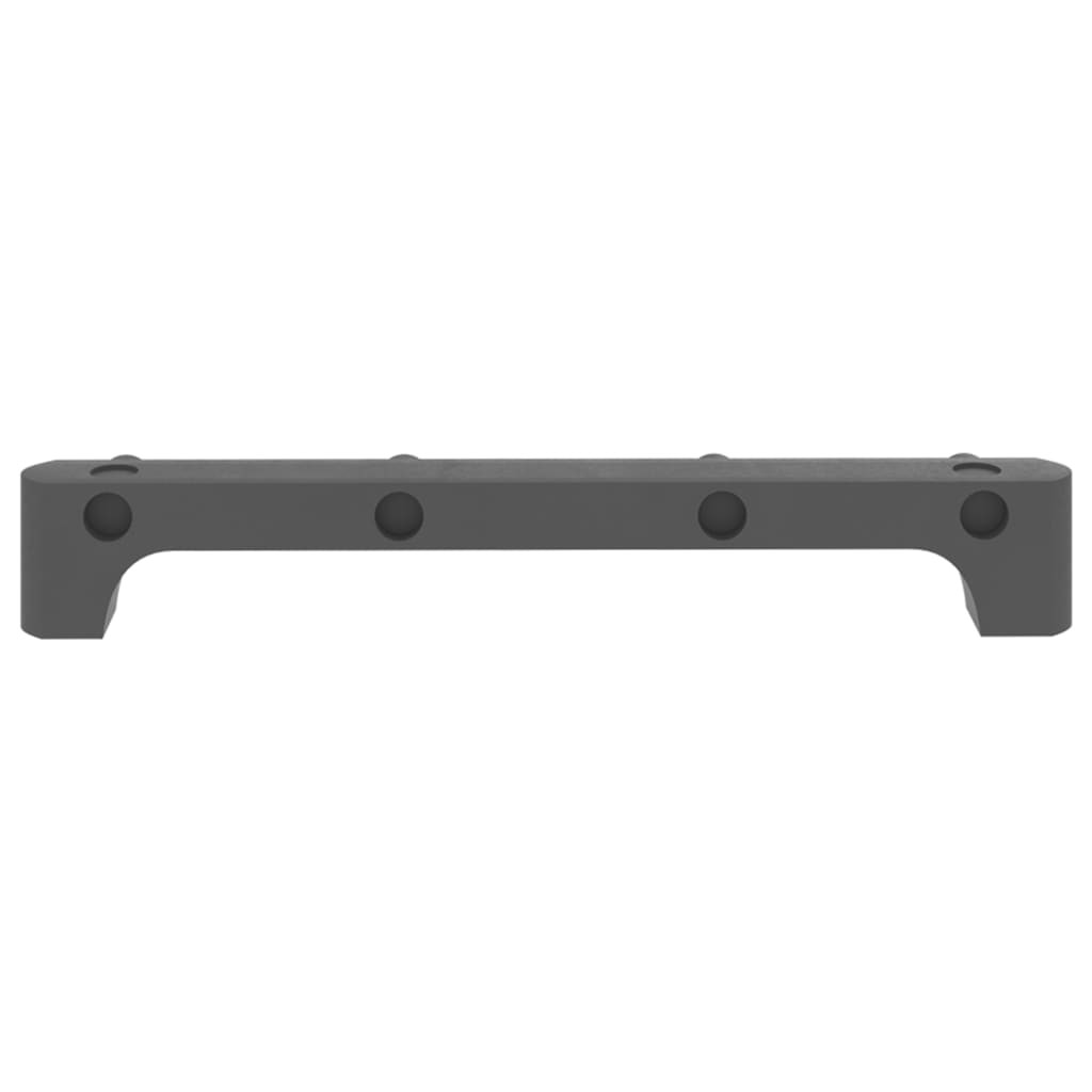 Police za izlaganje s 15 kocki sive 103x30x175,5 cm od tkanine