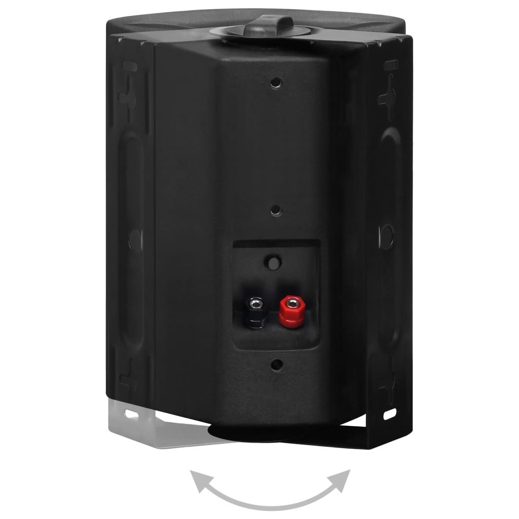 Zidni stereo zvučnici 2 kom crni unutarnji/vanjski 100 W
