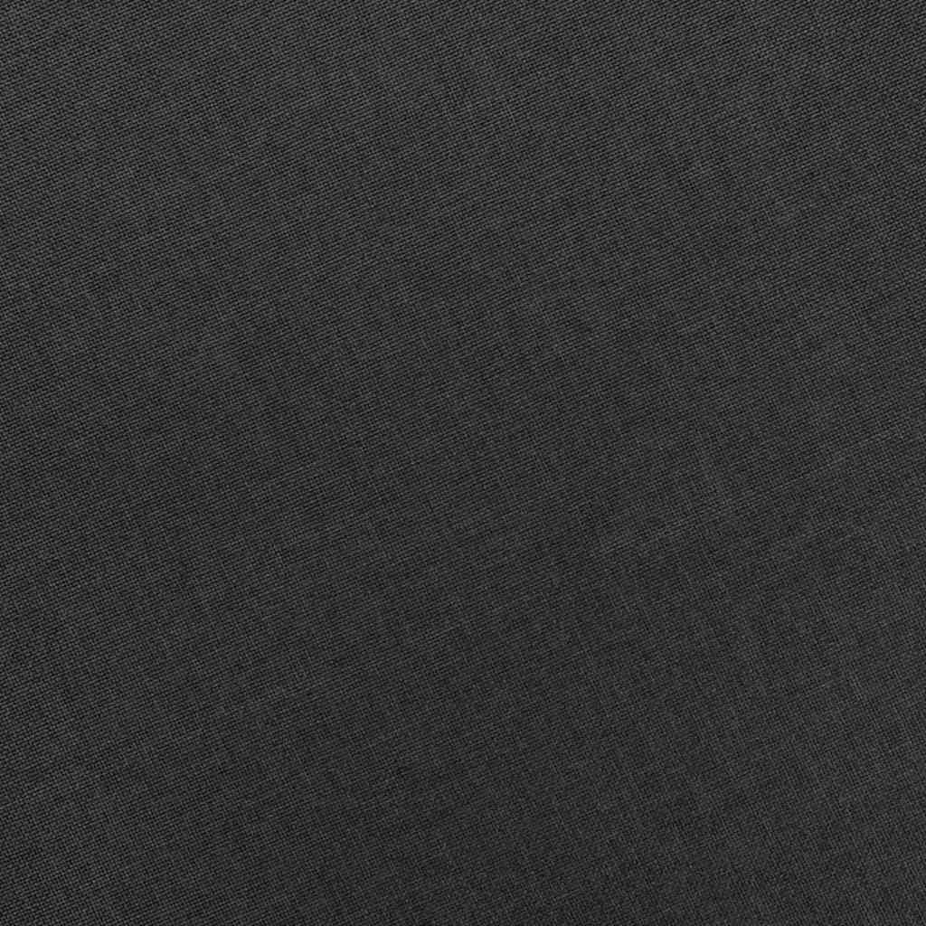 Fotelja od tkanine s tabureom tamnosiva